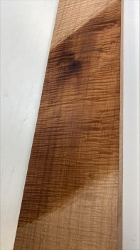 Neck Sycamore / European Maple, curly, roasted "Choco" - Unique Piece #267